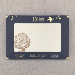 Notecard Set / Riso-Druck / Artischocke / nachhaltig