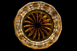 Vintage whiskyglas i gaveæske
