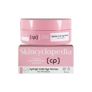 Skincyclopedia | Hydrogel-Augenpflaster mit Kollagen und Peptiden | 60 Stück | für unter den Augen mit Kollagen und Peptiden | Geeignet für alle Hauttypen bei mangelnder Elastizität, Faltenbildung und Austrocknung der Augenkonturen