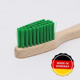 Beech wood adult toothbrush