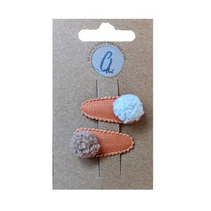 Baby Haarspange UNI Pompon OK 3531