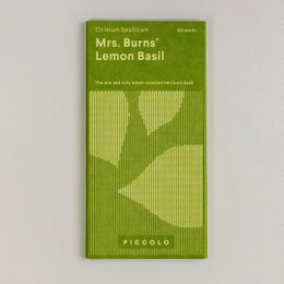 Lemon basil seeds, green leafy herb with a bright lemon aroma and flavor, suitable for culinary and medicinal uses.
