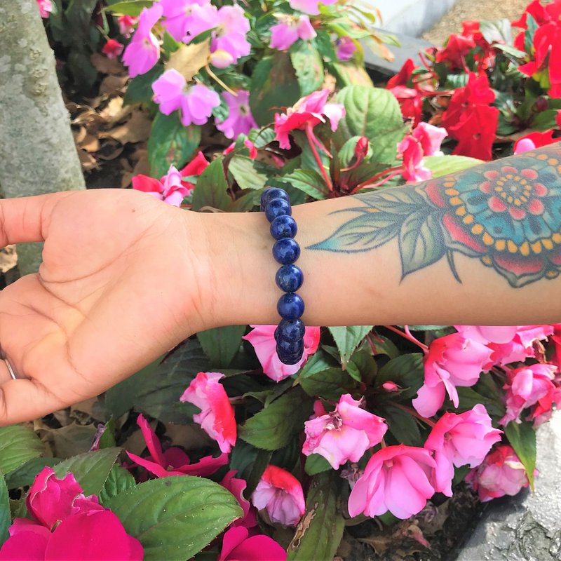 Lapis Lazuli Stretch armband van nlanlaVictory