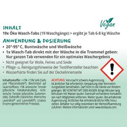 SÆT MED 3 BIOBAULA ECO VASKEMIDDELFLAGER (57 FLAGER)