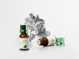 Caja de regalo de aceite esencial de palmarosa y menta, juego de regalo de cuidado personal de claridad mental