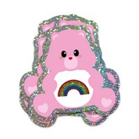 Glittersticker Troetelbeertje Regenbogen sturen