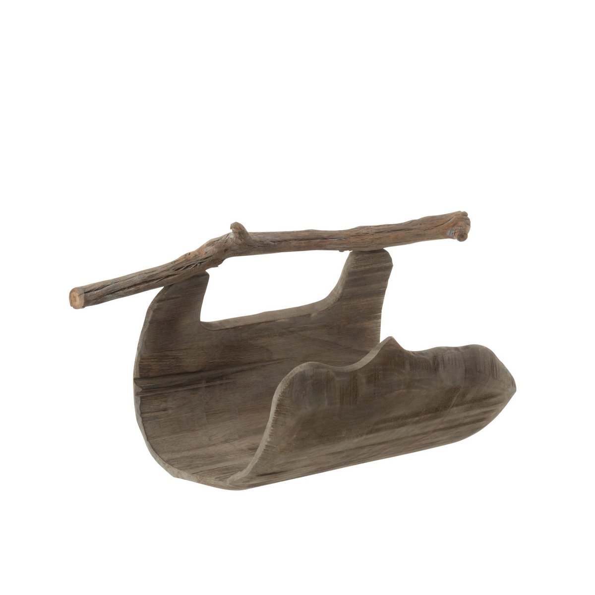 J -Line Decoration Half Stam Handle - Wood - Naturel