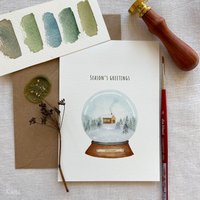 Christmas card - Snowglobe
