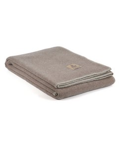 Soft Cashmere & Merino wool blanket LUMA SOFT single-brown