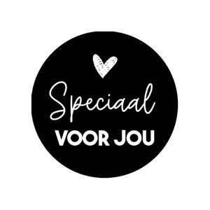 Stickers 'Especially for you' on a roll of 500 pieces