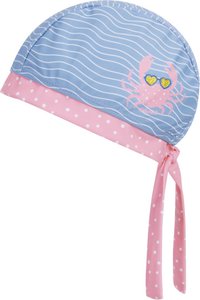 UV protection headscarf crab - blau/pink