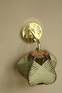 Khaki wall lamp