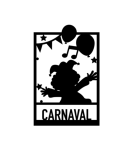 Raam Carnaval Pop