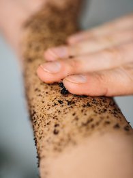 rå kaffe bodyscrub