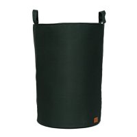 TOY BASKET WITH WELT 60X40CM "BASIC" DARK GREEN