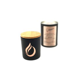 Aromatherapie 'Bloom' schwarze Sojakerze