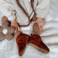 Suede Classic Boots - Cognac