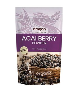 Acai Berry, powder /FREEZE DRIED/, organic, Dragon Superfoods, 75g