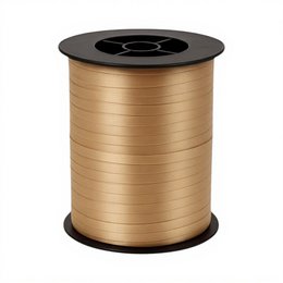  Curling ribbon, 5 mm x 500 meters, light brown color, made of high-quality material, suitable for various craft and decorative projects.
