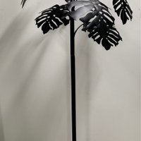 metal floor lamp black