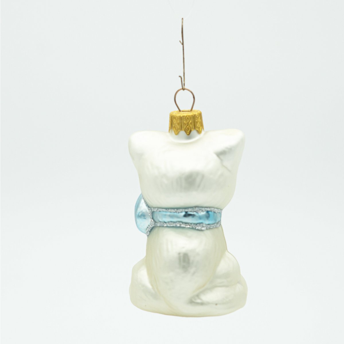 Katze mit Schleife Baumschmuck