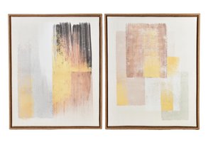 INGA Set van 2 schilderijen 40x50cm modern beige