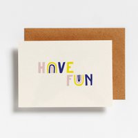 POSTCARD - RAINBOW HAVE FUN