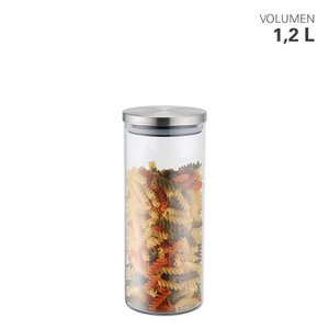 Storage jar made of borosilicate glass 1200 ml