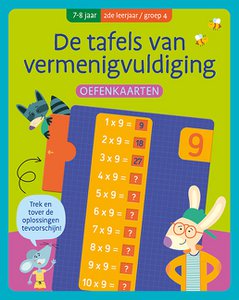 Practice cards - Multiplication tables (7-8 y.) - 2nd grade/group 4