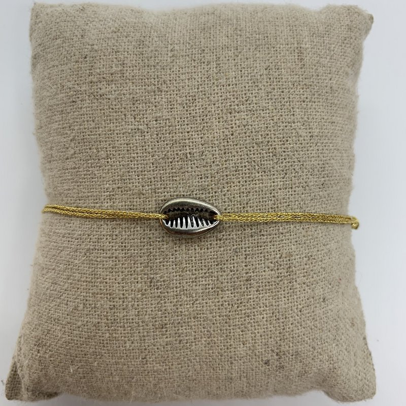 Lille Silver Shell armbånd