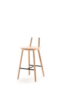 Naïve semi bar chair, natural ash