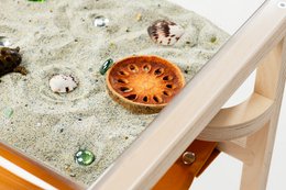 Sensorischer Sand- und Wasserspieltisch Kopa