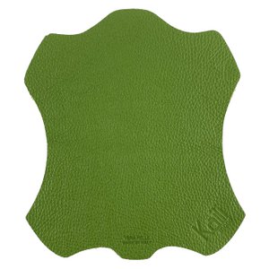 K0001EB | Made in Italy mouse pad in genuine full-grain leather, dollar grain - Green color - Dimensions: 20 x 23 cm - Packaging: TNT tubular bag