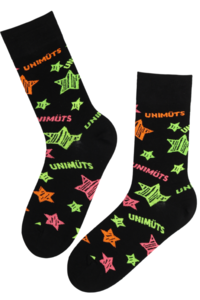 UNIMÜTS Baumwollsocken mit Sternen