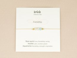Armband rock, friendship, zilver en goud 