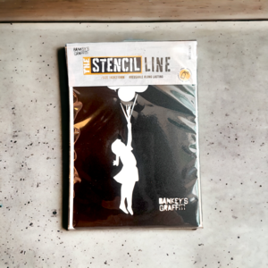 Banksy's Graffiti Stencil - Flying Balloons Girl