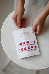 Valentinsdag hårspænder