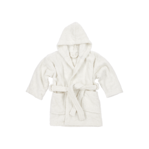 Bademantel Frottee Offwhite 98/104