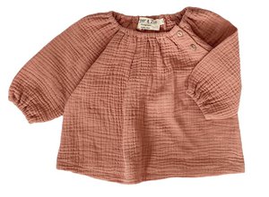 Baby and girls tunic terra