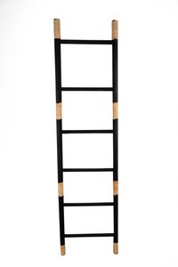 ZWARTE HOUT/RATAN LADDER HM842