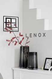 Modern-Classic Luksus vase, stilfuldt design, LENOX 30 Grå