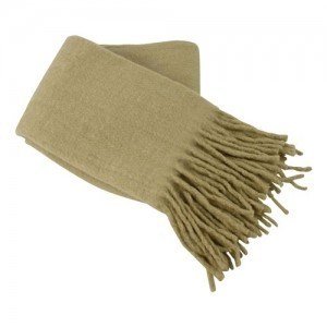 Woonplaid Wol Camel
