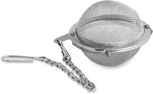 EDO Royal Tea, Thee-ei, ketting, 4.5cm, inox