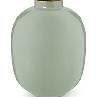 Vase Metal Green 32cm