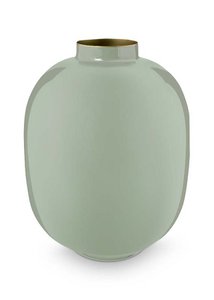 Vase Metal Green 32cm