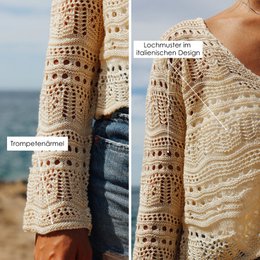 Haut court au crochet "Milano"