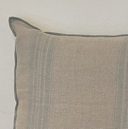 Obrus / krata - len - 200cm x148cm - w paski