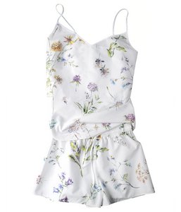 Percale short pyjamas (blouse+shorts) Midsummer