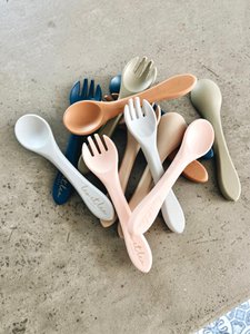 Silikonlöffel, klein, 5 verschiedene Farben