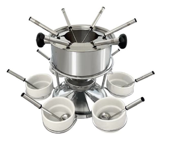 Burgundowy zestaw do fondue dla 6 osób, średnica 17 cm Rotel Swiss Tradition